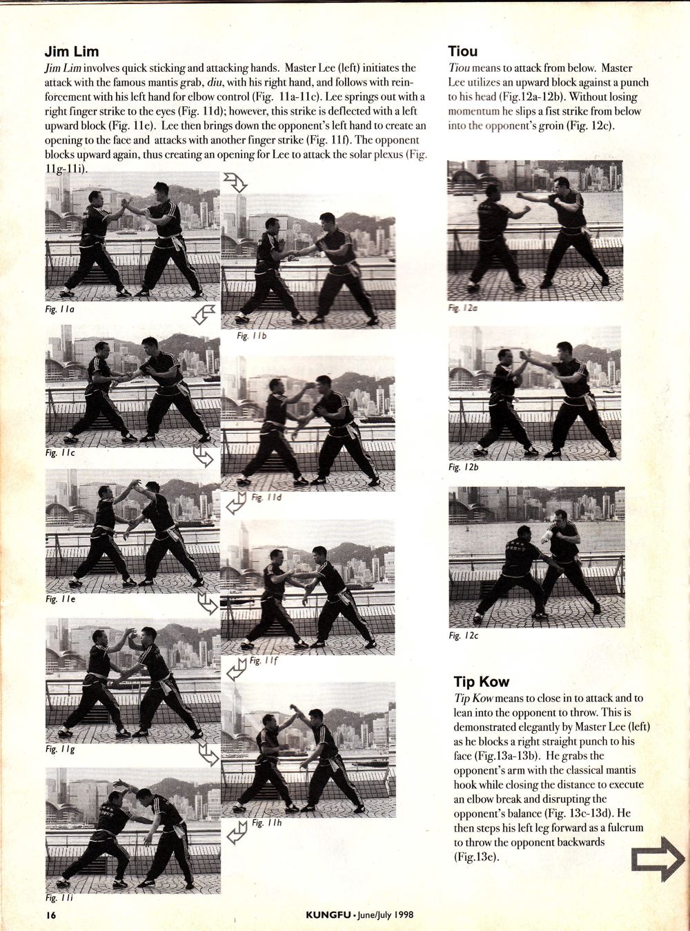 Magazine article about Grandmaster Lee Kam Wing, page 4